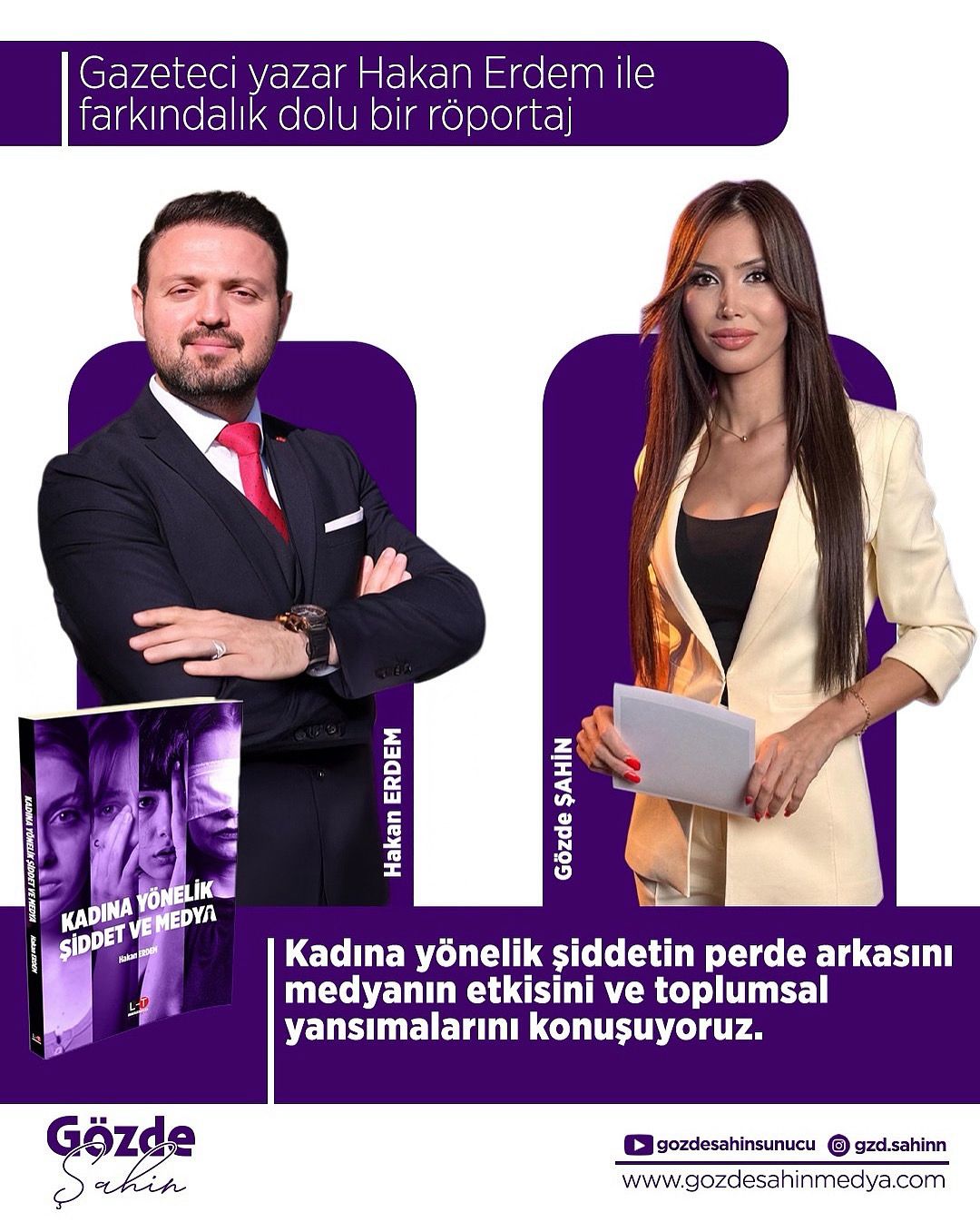 “Kadına Yönelik Şiddet ve Medya” Kitabının Yazarı Hakan Erdem ile Farkındalık Dolu Bir Röportaj